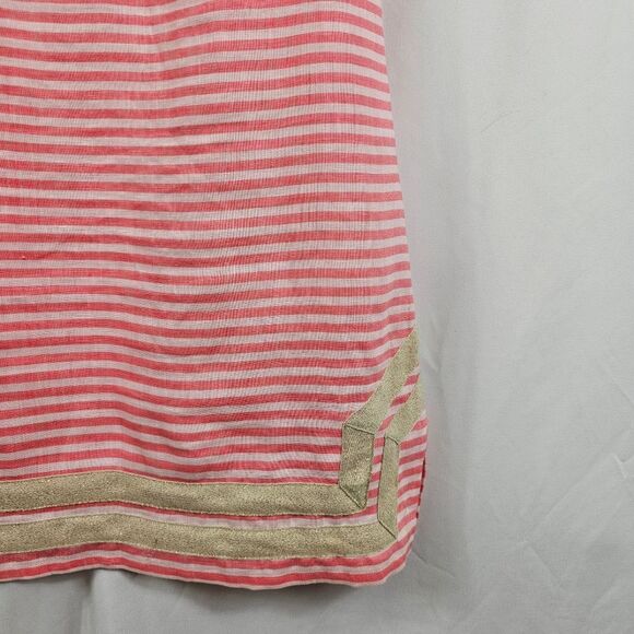 Sail To Sable Classic Sleeveless Tunic Dress in Pink Stripes - Size L - Picture 5 of 12